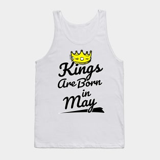 Kings are Born In May Tank Top